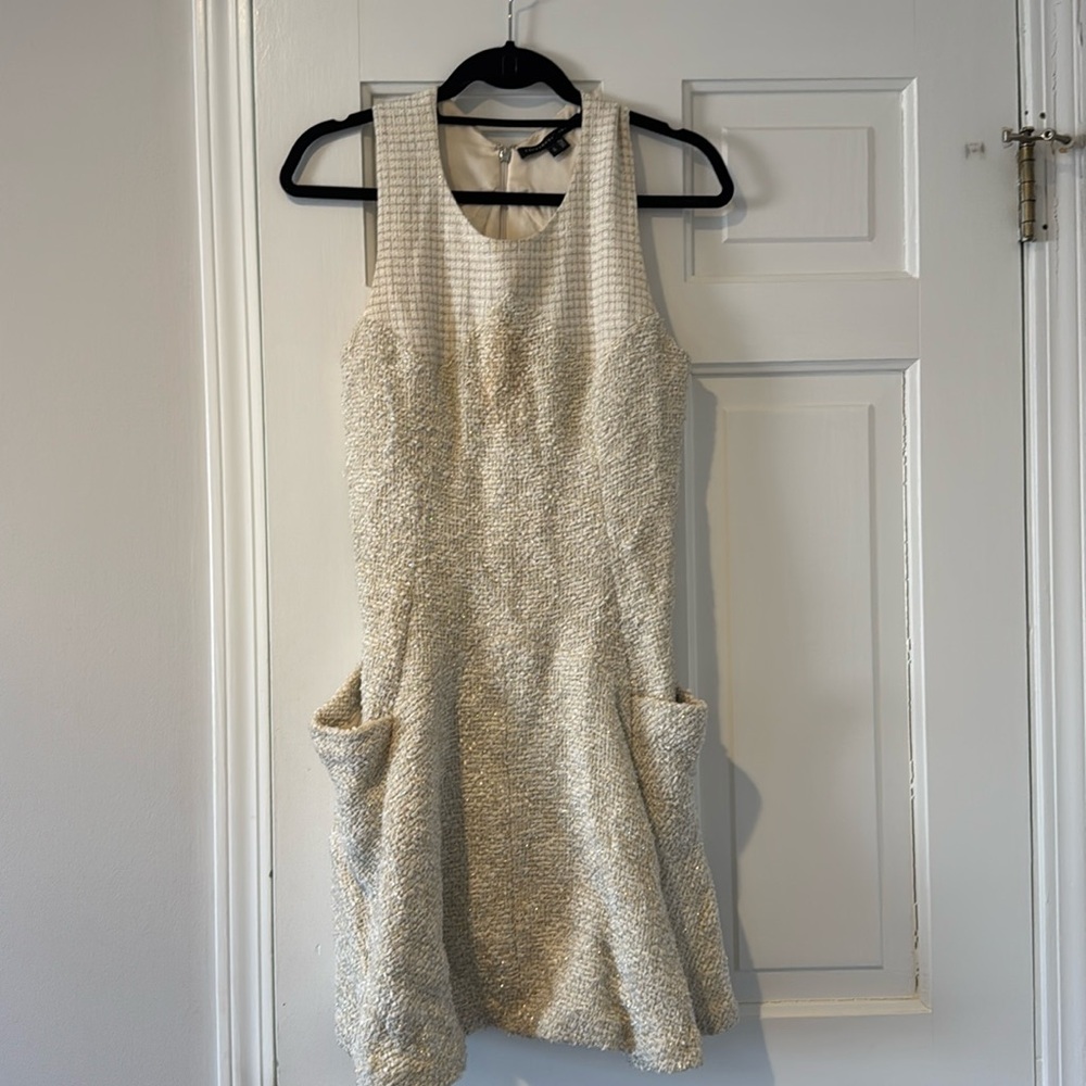 Theyskens theory tweed dress